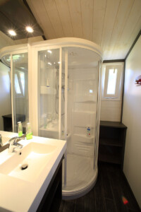 La salle de douche